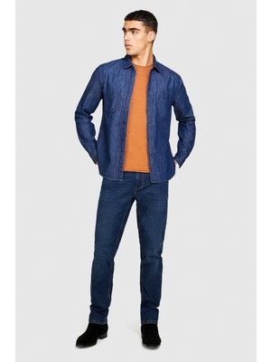 Stockholm Slim Fit Esnek Denim Pantolon Erkek Renkli Pantolon - 323A4MQBSE00C