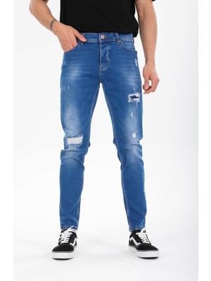 Shoppingdimoda Pamuklu Skinny Denim Erkek Kot Pantolon