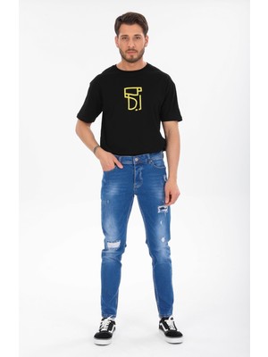 Shoppingdimoda Pamuklu Skinny Denim Erkek Kot Pantolon