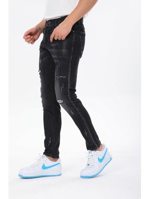 Shoppingdimoda Pamuklu Skinny Erkek Denim Kot Pantolon