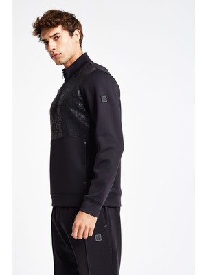 Lescon Erkek Yarım Fermuarlı Sweatshirt 24N-1137