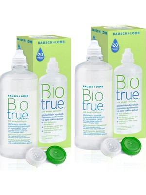 Biotrue Bio''true'' Lens Solüsyon 300 ml x 2'li Paket Profesyonel Kalite ve Medikal Standartlara Uygun