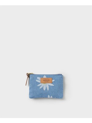 Wouf Clutch, El Çantası Small Pouch Denim Drew