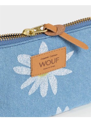 Wouf Clutch, El Çantası Small Pouch Denim Drew