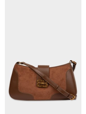 DeFacto Kadın Süet Omuz Çantası D3101AXNS