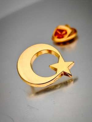 Yörük Tasarım Ay Yıldız Yaka Rozeti Atın Kaplama