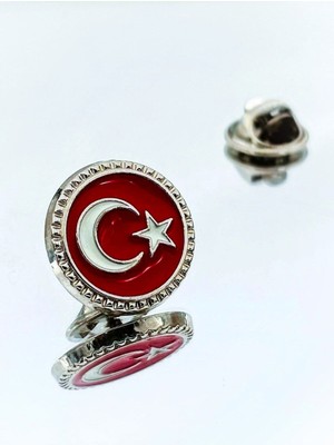 Yörük Tasarım Türkiye Mine Boyalı Yaka Rozeti