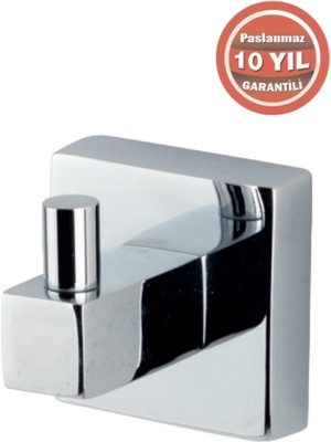 Çelik Banyo Paslanmaz Pirinç Tamay Tekli Askılık