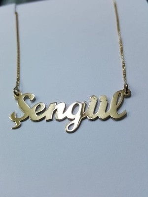 Sevsem Magazin Tek Isimli 925 Ayar Gümüş Kolye