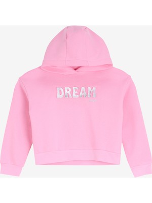Jeep Baskılı Kız Çocuk Pembe Sweatshırt J4WG-SWT7564