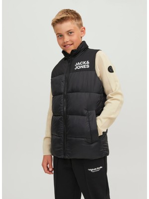 Jack & Jones Siyah Erkek Çocuk Mont 12236914