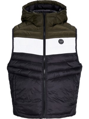 Jack & Jones Siyah Erkek Çocuk Şişme Mont 12258655