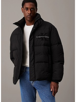 Calvin Klein Jeans Chenılle Puffer Siyah Erkek Mont J30j326101beh