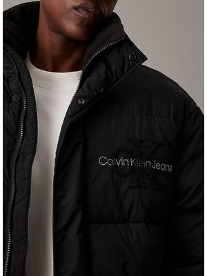 Calvin Klein Jeans Chenılle Puffer Siyah Erkek Mont J30j326101beh