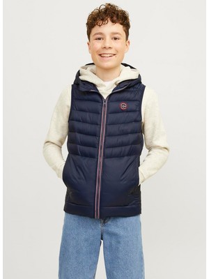 Jack & Jones Lacivert Erkek Çocuk Şişme Mont 12258655