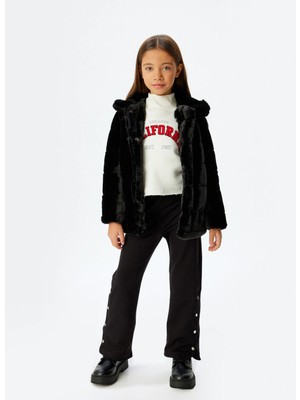 Koton Baskılı Erkek Çocuk Siyah Sweatshırt 5WKB10424TK