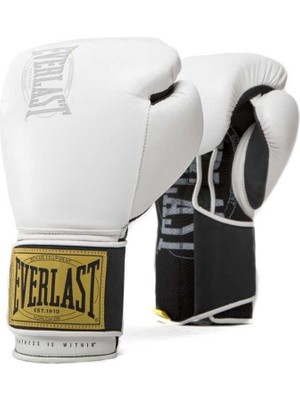 Everlast 1910 Classic Training Gloves White 14OZ Boks Eldiveni 721371-70-3