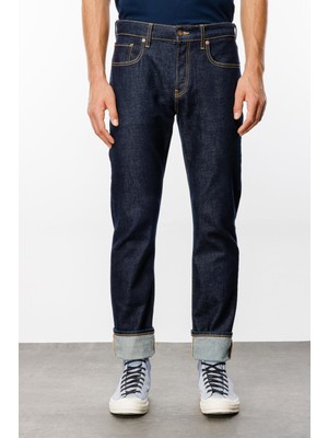 Denim Trip Marcel Slim Straight Fit Normal Bel Rinse Koyu Indigo Erkek Jean Pantolon