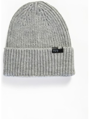 Beanie Regular Fit Gri Bere