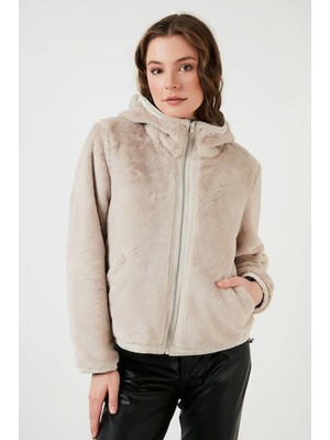 Only Kadın Siyah-Krem Çift Taraflı Mont - 15208777