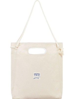 Denim Trip Askılı Ekru Totebag Kol/el Çanta