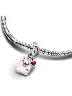 Hector Co Jewellery 925 Ayar Gümüş Disney ''kötüler'' Kupa Kızı Çift Sallantılı Charm