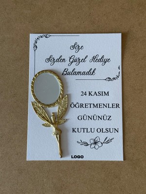 Atatuğ Hediyelik Öğretmenler Günü Kartlı Hediyelik Melek Ayna 10LU Paket