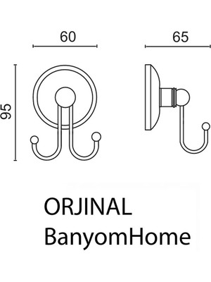 Çelik Banyo Paslanmaz Mat Siyah Pirinç Bella Bornozluk Askılık