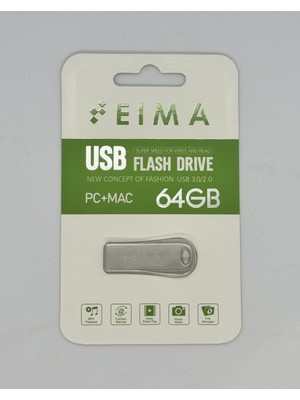 USB Flash Drive 64 GB Super Speed USB 3.0/2.0 Pc+Mac Uyumlu USB Bellek