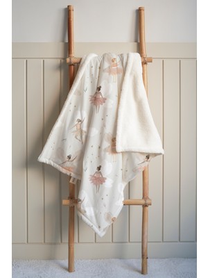 Nou Balerin Periler Organik Welsoft Battaniye (100X150) - Fairy Garden