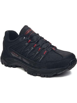 Scot Garson Trekking 058  Erkek Spor Ayakkabı ZM02CT058 Cilt Siyah Kırmızı