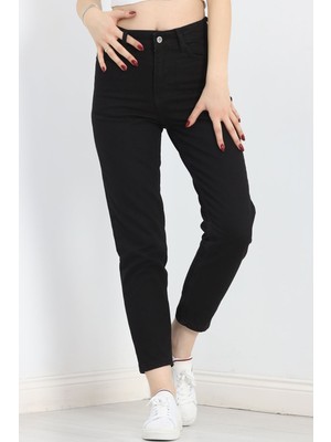 Colezium Mom Boyfriend Jeans Siyah