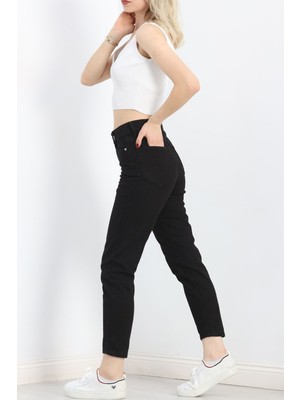 Colezium Mom Boyfriend Jeans Siyah