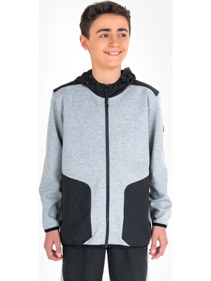 Lescon Grimelanj Çocuk Fermuarlı Kapüşonlu Sweatshirt 23N-3101