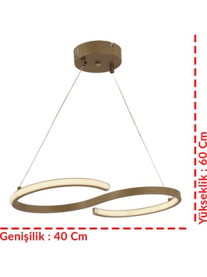 Eys Aydınlatma Sinem Eskitme Boyalı 3 Renkli Led Aydınlatmalı Tekli Sarkıt Avize