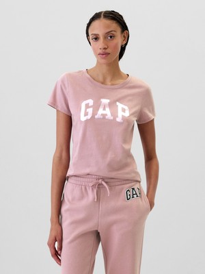 Gap Kadın Pembe  Logo T-Shirt