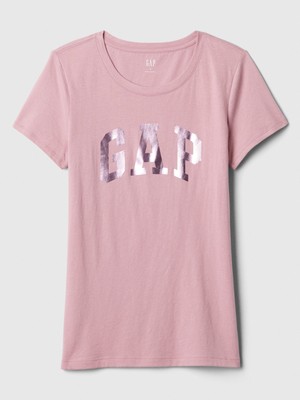 Gap Kadın Pembe  Logo T-Shirt