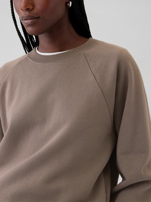 Gap Kadın Kahverengi Vintage Soft Raglan Sweatshirt