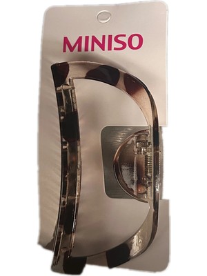 Miniso Ince Büyük Siyah Kıskaç Toka