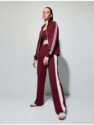 Koton Eşofman Altı Biyeli Beli Lastikli Nervürlü Cep Detaylı Interlok