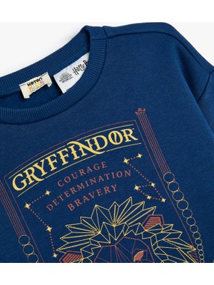 Koton Harry Potter Sweatshirt Lisanslı Uzun Kollu Bisiklet Yaka