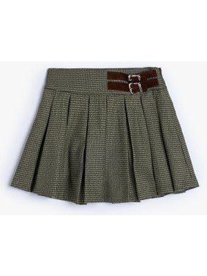 Koton Pileli Etek Toka Detaylı