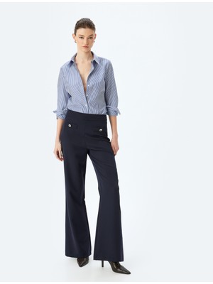 Koton Klasik Yaka Uzun Kollu Slim Fit Gömlek