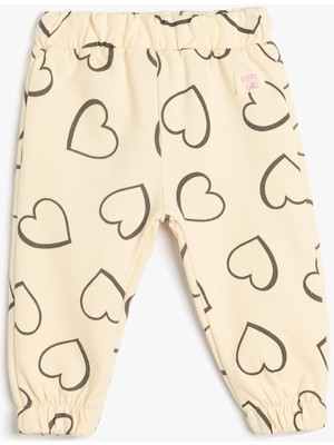 Koton Kalpli Jogger Eşofman Altı Şardonlu Pamuklu Beli Lastikli