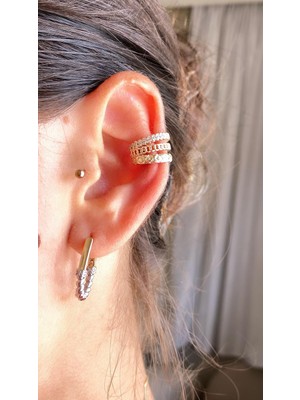 Aura Çoklu Duran Rose Vip Earcuff