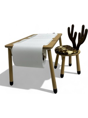 DR Woods Keşif Serisi Aktivite Masa ve 2'li Sandalye Seti