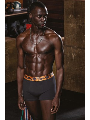 Cazibella Flextech Lastikli Erkek Boxer
