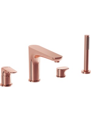 Artema Root Round A4274326 Küvet Bataryası, 4 Delikli, Bakır