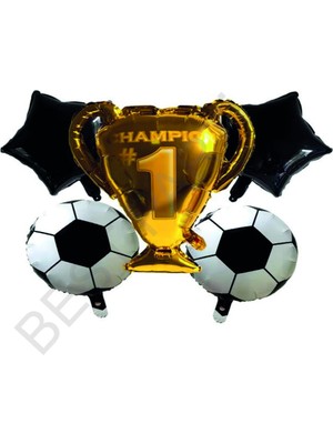Best Parti Kupalı Futbol Temalı Duğum Günü Seti Set-2