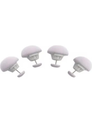 Ozn Aksesuar 6 Adet Mantar Yorgan Kılıfı ve Çarşaf Tutucu Sabitleyici Yastık Nevresim Örtü Düzenleyici Gri